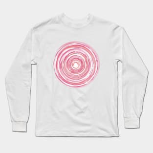 Sun pattern - pink Long Sleeve T-Shirt